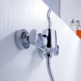 Shower Tap Centerset with Chrome Single Handle Two Holes