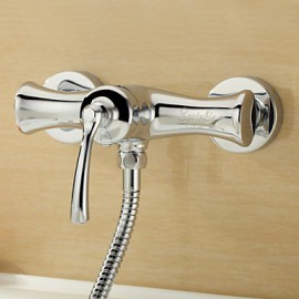 Shower Tap Centerset / Wall Mount with Chrome Single Handle Two Holes
