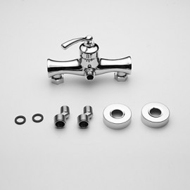 Shower Tap Centerset / Wall Mount with Chrome Single Handle Two Holes