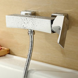 Shower Tap Centerset / Wall Mount with Chrome Single Handle Two Holes
