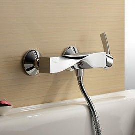 Shower Tap Centerset / Widespread with Chrome Single Handle Two Holes