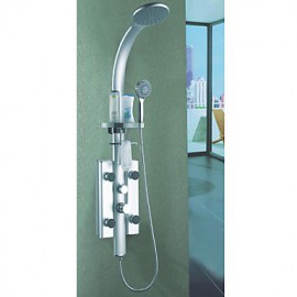 Contemporary Wall Mount Painting Finish Shower Panel Tap with Body Sprays
