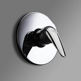 Shower Tap Wall Mount with Chrome Single Handle One Hole