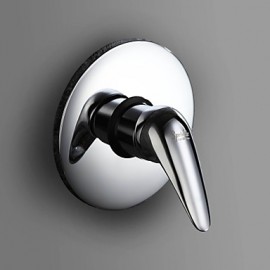 Shower Tap Wall Mount with Chrome Single Handle One Hole