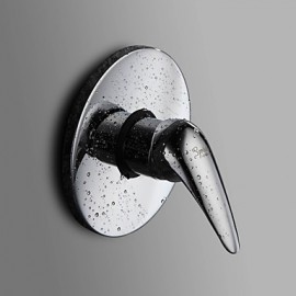 Shower Tap Wall Mount with Chrome Single Handle One Hole