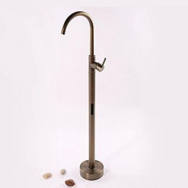 Bathtub Tap - Antique - Floor Standing - Brass (Antique Brass)