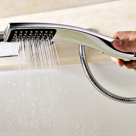 Bathtub Tap - Contemporary - Handshower Included / Waterfall Chrome)