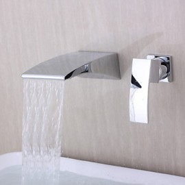 Bathtub Tap - Contemporary - Waterfall - Brass (Chrome)