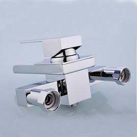 Contemporary Waterfall Tub Tap - Wall Mount