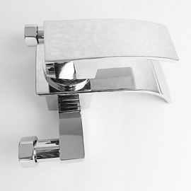 Bathtub Tap - Contemporary - Waterfall - Brass (Chrome)