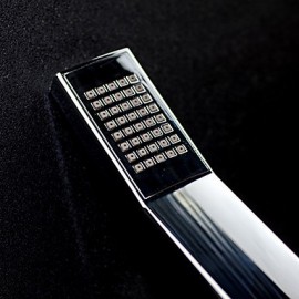 LED Waterfall Tub Tap with Pull-out Hand Shower (Wall Mount)