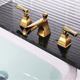 Shower Tap / Bathtub Tap / Bathroom Sink Tap-Contemporary-Waterfall-Brass(Gold)