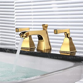 Shower Tap / Bathtub Tap / Bathroom Sink Tap-Contemporary-Waterfall-Brass(Gold)