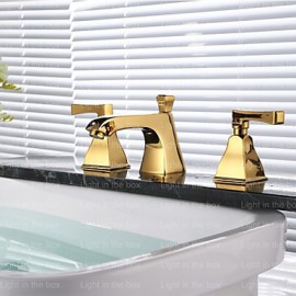 Shower Tap / Bathtub Tap / Bathroom Sink Tap-Contemporary-Waterfall-Brass(Gold)