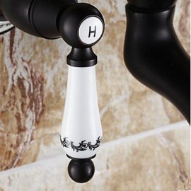 Bathtub Tap - Antique - Handshower Included - Brass (Oil-rubbed Bronze)