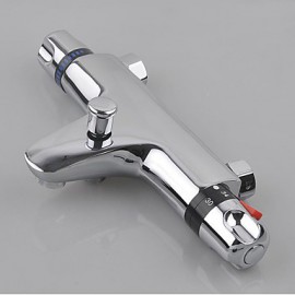 Bathtub Tap - Contemporary - Thermostatic - Brass (Chrome)