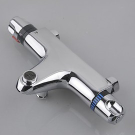 Bathtub Tap - Contemporary - Thermostatic - Brass (Chrome)