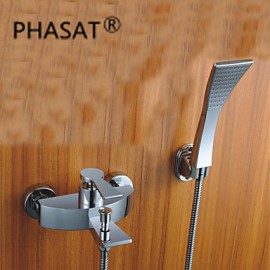 Bathtub Tap / Shower Tap - Contemporary - Waterfall - Brass (Chrome)