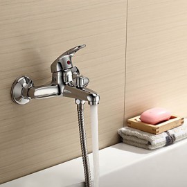 Bathtub Tap / Shower Tap - Contemporary Brass (Chrome)