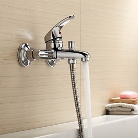 Bathtub Tap / Shower Tap - Contemporary Brass (Chrome)