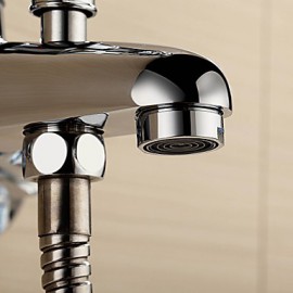 Bathtub Tap / Shower Tap - Contemporary Brass (Chrome)