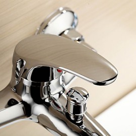 Bathtub Tap / Shower Tap - Contemporary Brass (Chrome)