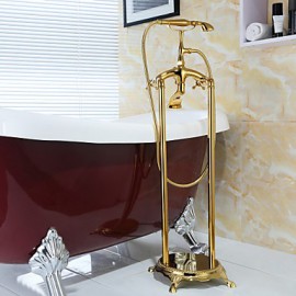 Bathtub Tap - Antique - Handshower Included / Floor Standing - Brass (Ti-PVD)