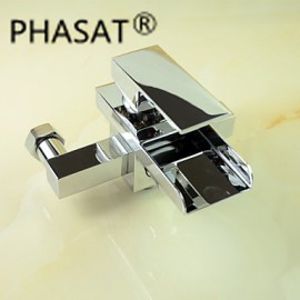 Bathtub Tap - Contemporary - Waterfall - Brass (Chrome)