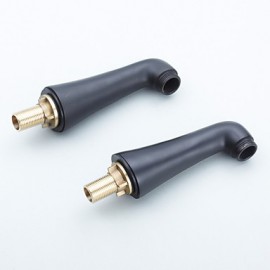 Bathtub Tap - Traditional - Handshower Included - Brass (Oil-rubbed Bronze)