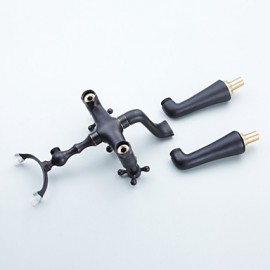 Bathtub Tap - Traditional - Handshower Included - Brass (Oil-rubbed Bronze)