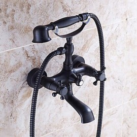 Bathtub Tap - Traditional - Handshower Included - Brass (Oil-rubbed Bronze)