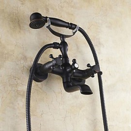 Bathtub Tap - Traditional - Handshower Included - Brass (Oil-rubbed Bronze)