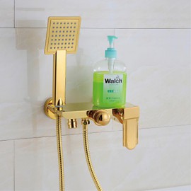 Bathtub Tap Antique Handshower Included Brass Painting