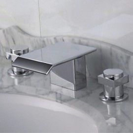 Bathtub Tap - Contemporary - Waterfall - Brass (Chrome)