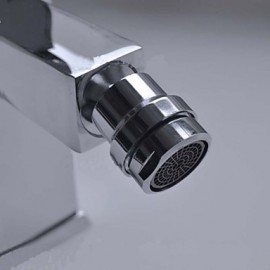 Contemporary Brass Bidet Tap - Chrome Finish
