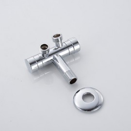 High Quality Brass Chrome Multi Function Sprayer Gun Bathroom Bidet Tap Set - Silver