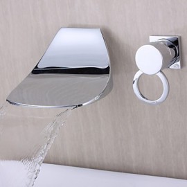 Bathtub Tap - Contemporary - Waterfall - Brass (Chrome)