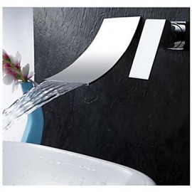 Bathtub Tap - Contemporary - Waterfall - Brass (Chrome)