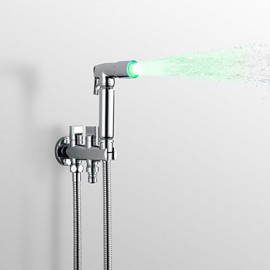 Water-saving High Pressure LED  Bidet Sprayer Handheld Bidet for toilet, Chrome