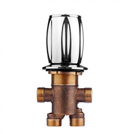 Brass Waterfall Tub Tap with Hand Shower (Three Handles)