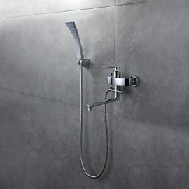Shower Tap - Contemporary - Handshower Included - Brass (Chrome)
