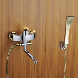 Shower Tap - Contemporary - Handshower Included - Brass (Chrome)