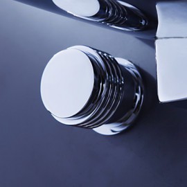 Bathtub Tap - Contemporary - Waterfall - Brass (Chrome)