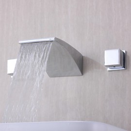 Bathtub Tap - Contemporary - Waterfall - Brass (Chrome)