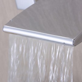 Bathtub Tap - Contemporary - Waterfall - Brass (Chrome)