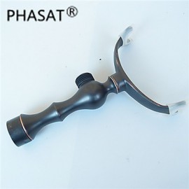 Traditional Bronze Finish 2 Handles Bathtub Tap with Hand Shower