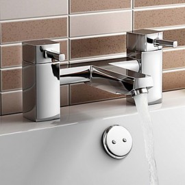 British System Bathroom Taps - Chrome Bath Filler Mixer Tap