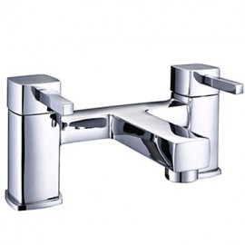 British System Bathroom Taps - Chrome Bath Filler Mixer Tap
