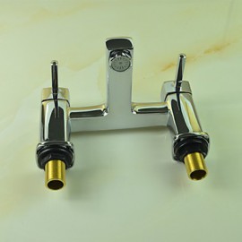 British System Bathroom Taps - Chrome Bath Filler Mixer Tap