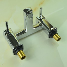 British System Bathroom Taps - Chrome Bath Filler Mixer Tap